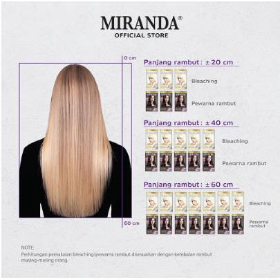 ^ KYRA ^ Miranda Semir Rambut Hair Color - 3D Color Effect - Permanent Long Lasting &amp; Shine