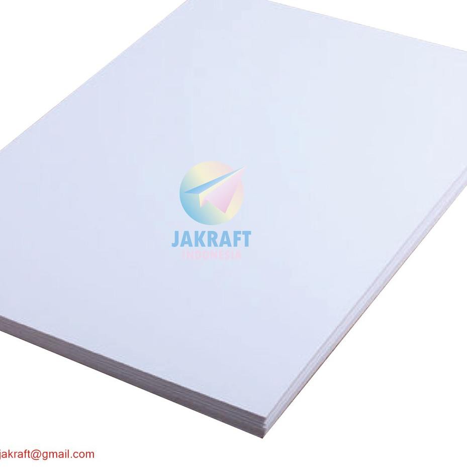 

Terbaru.. (50 Lembar) Kertas Karton HVS Kartu TIK Putih A4 Tebal 200 Gram Gsm Doff Doft