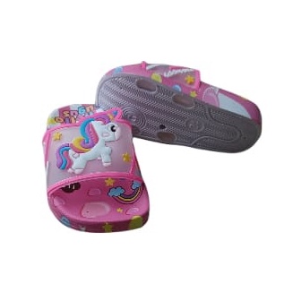 Sandal Slop Karakter G42 Sandal Anak Perempuan Import Size 24-35 Usia 2-8 Tahun