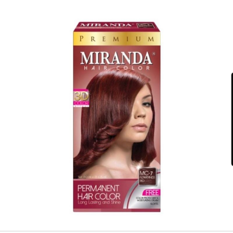 Miranda Hair Colour 30gr | Cat Rambut Miranda | Pewarna Rambut Miranda