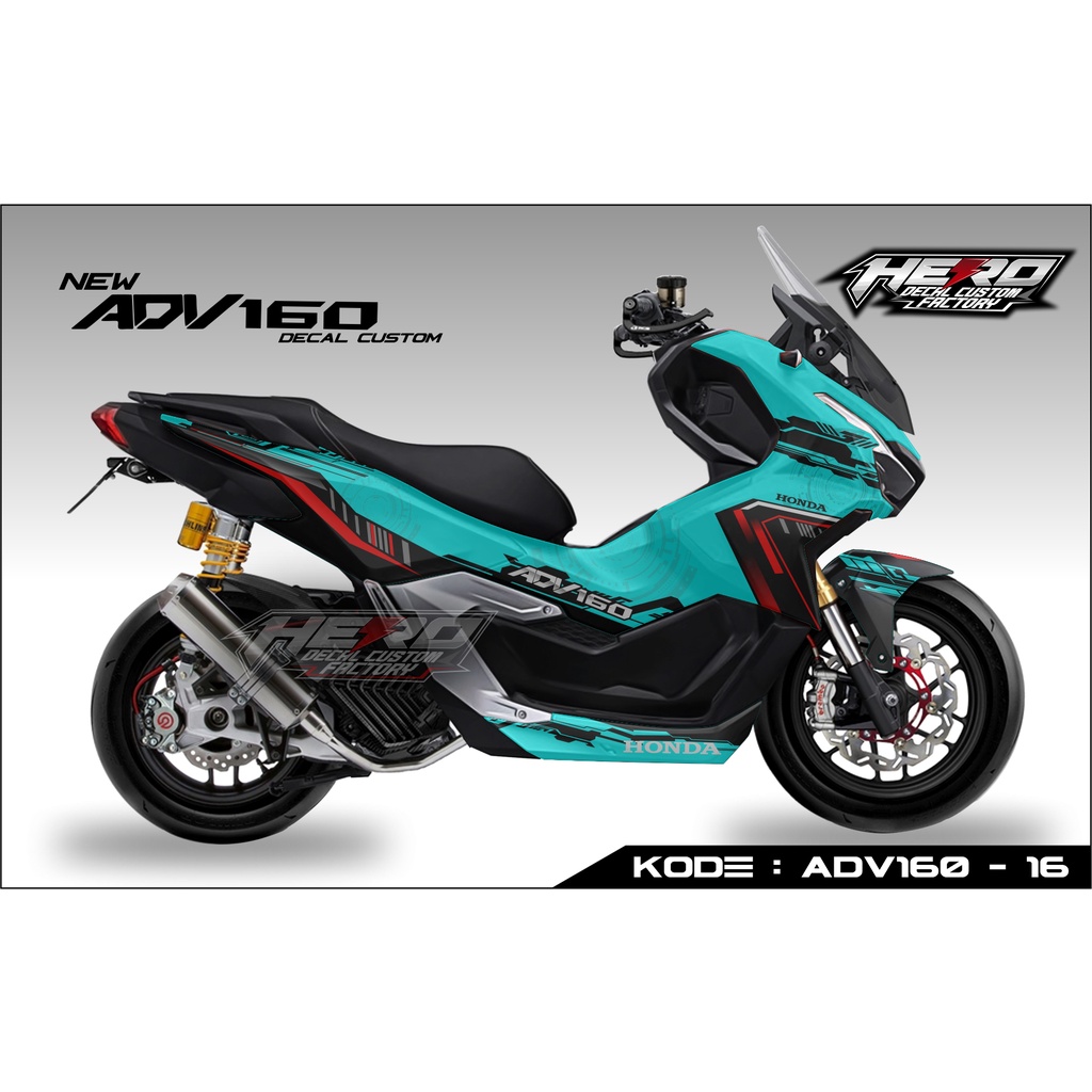 DECAL ADV 160 - DECAL ADV 160 VARIASI TECHNO KODE 16