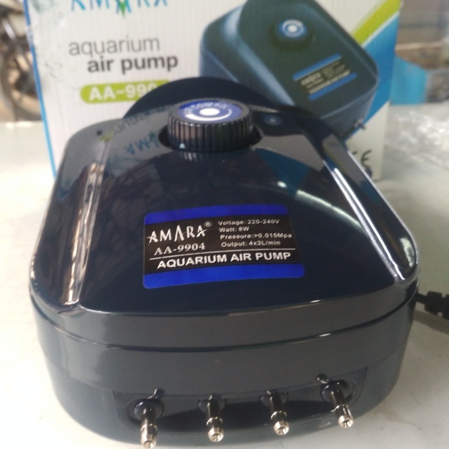 AMARA AA 9904 Air Pump Aerator Pompa Udara AA9904 4 Lubang Outlet