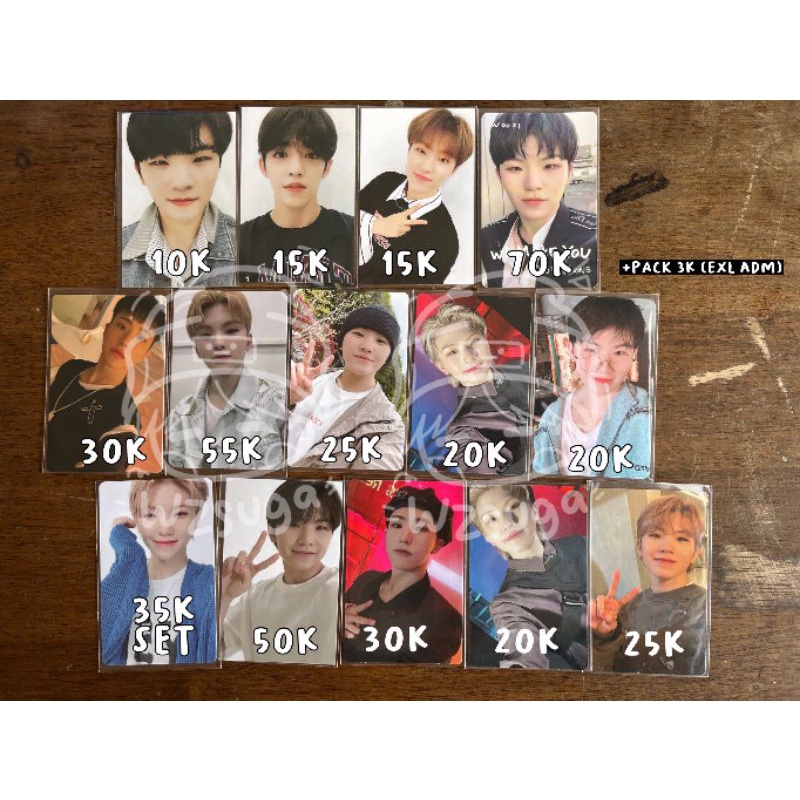 PHOTOCARD SEVENTEEN woozi scoups hoshi tc ic kr we make you not alone carver yizhiyu its gomagz pend