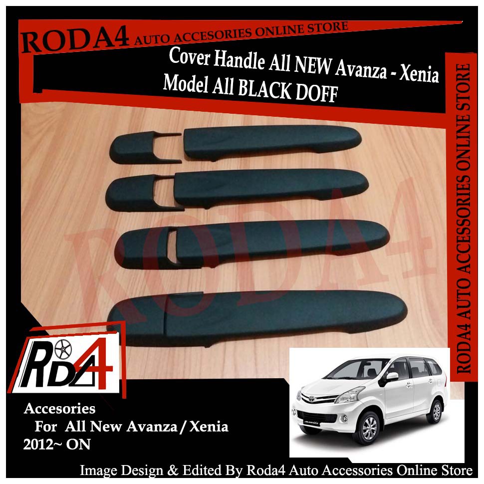 COVER HANDLE ALL NEW AVANZA - XENIA ALL BLACK DOFF