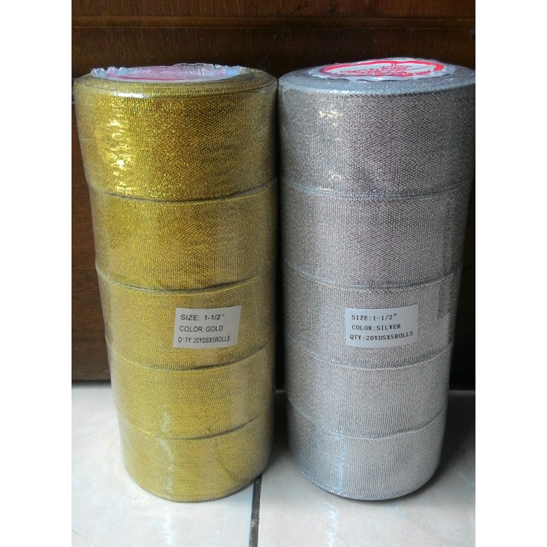 

TERLARIS!!! Pita glitter roll lebar 4 cm atau 1,5 inch