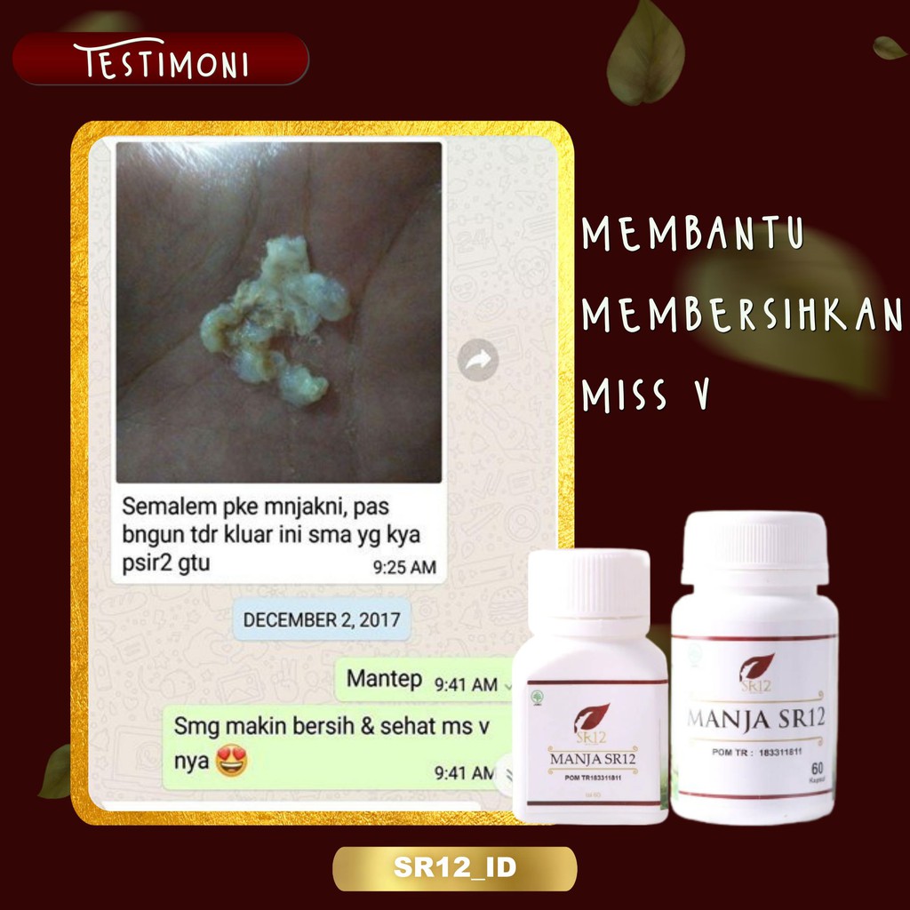 MANJAKANI SR12 / MANJA SR12 / OBAT KEPUTIHAN / PROMIL AMPUH