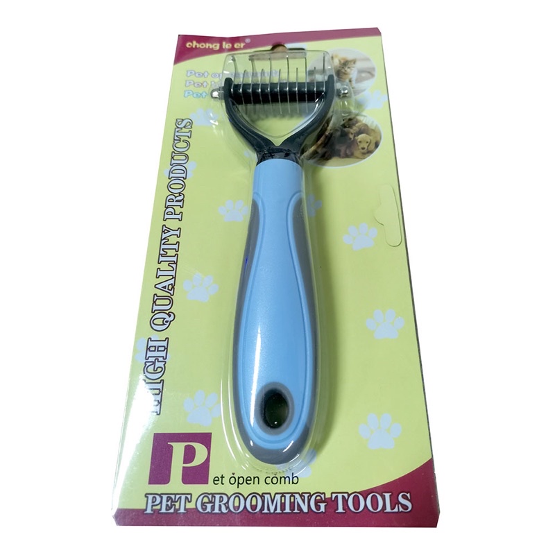 PAWING Sisir Rambut Binatang Peliharaan Hair Removal Comb Pet Grooming Tool - AES0124