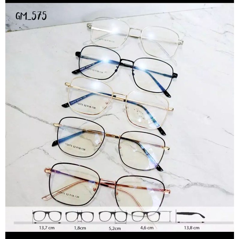 frame kacamata  minus photocromic kotak |kacamata photocromic pria dan wanita lensa udah standar opt