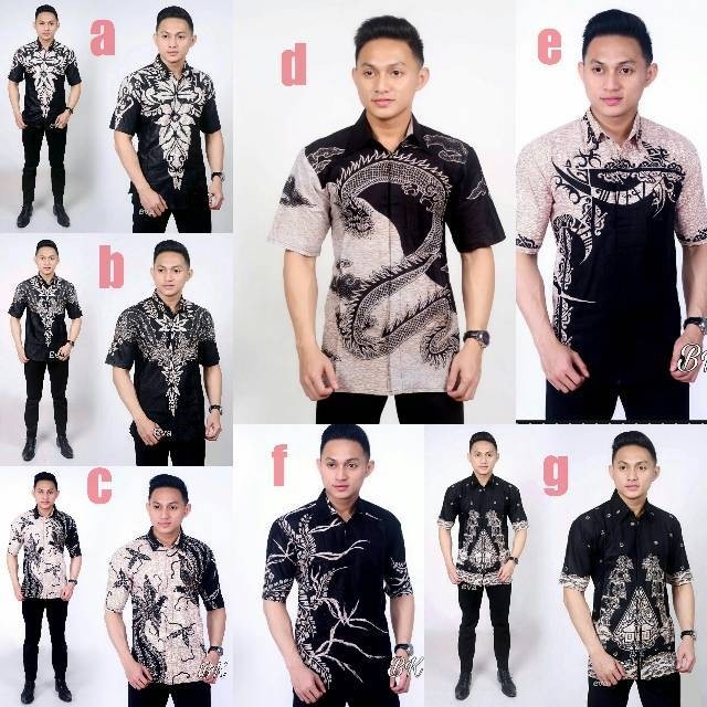 Promo Terbaik Kemeja Batik Pria Lengan Pendek Original Terlaris Di Shopee Ready Seragam