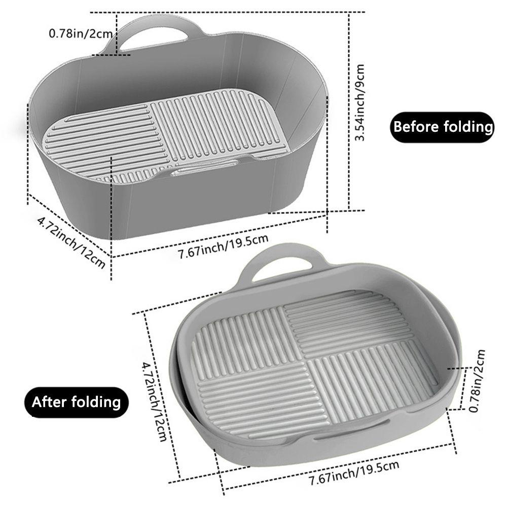 Preva Foldable Silicone Pot Dapur Baking Basket Reusable Pengganti Liners Baking Pan