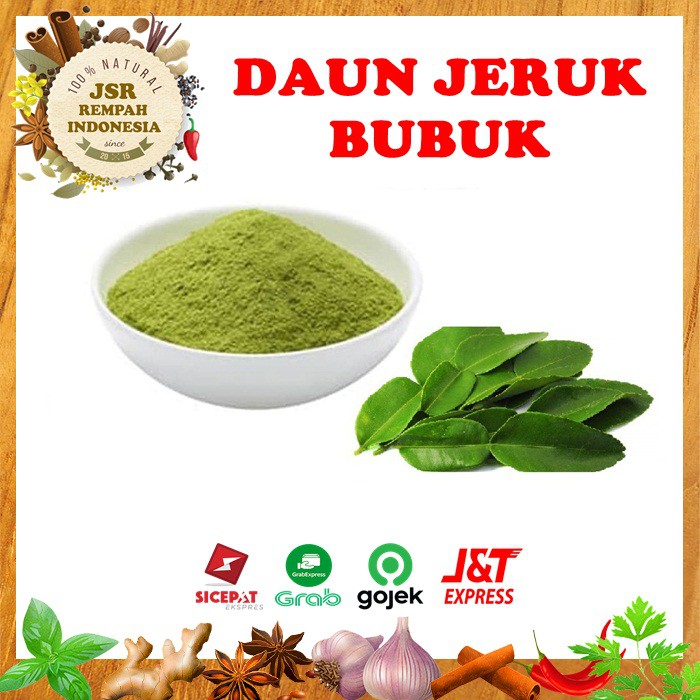 

DAUN JERUK BUBUK ISI 100 GRAM BUMBU DAPUR BUBUK KUALITAS PREMIUM JSR REMPAH