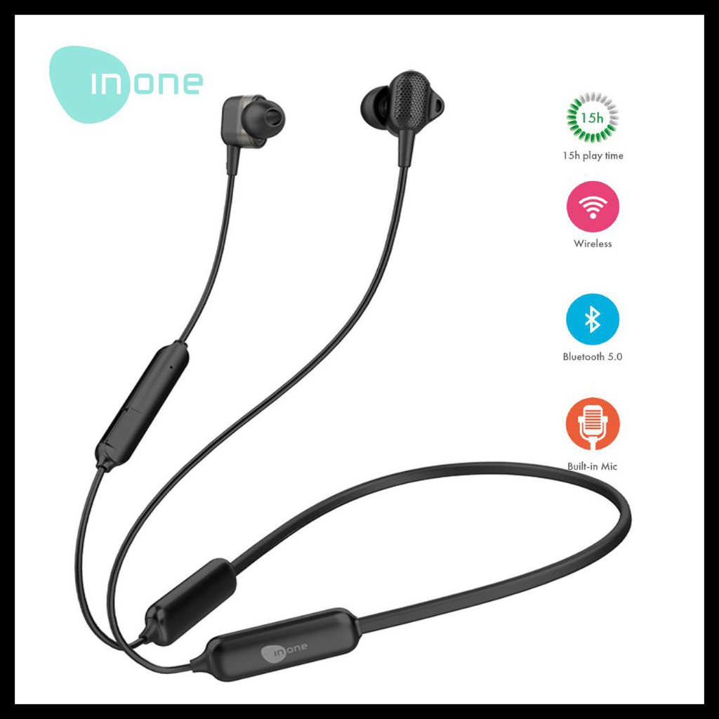 BAYAR DITEMPAT Inone Earphone Bluetooth Wireless In-ear Stereo Sports T2 & T4 Version with Mic