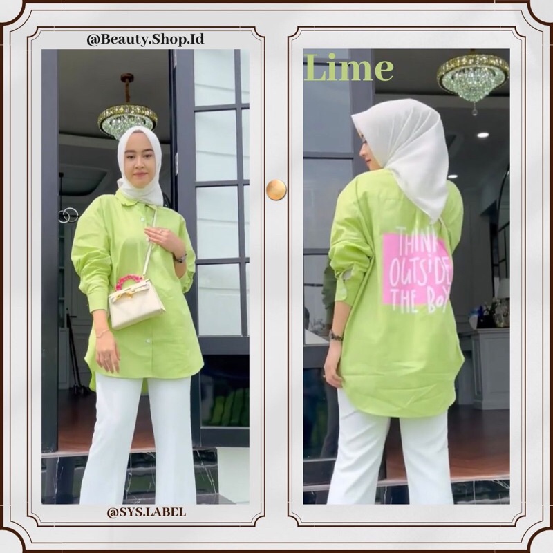 [IMPORT] Boma Shirt Oversized - Kemeja Wanita C1