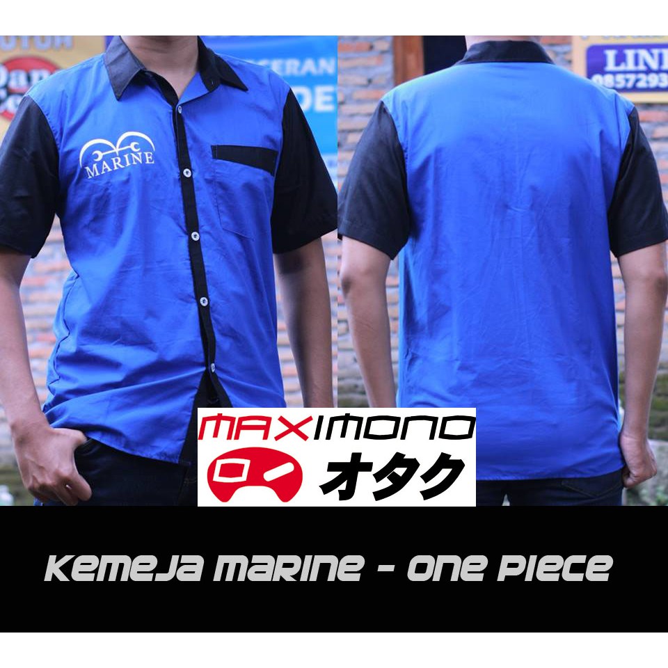 Kemeja Anime Marine - One Piece