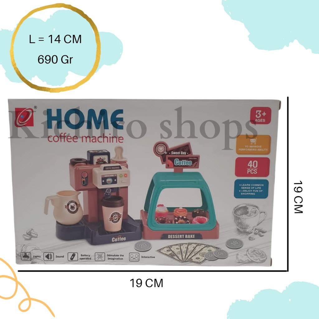 Mainan Anak Home Coffee Machine Mesin Kopi - Kichiro Shops