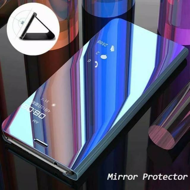 XIAOMI REDMI 7A / REDMI 7 CLEAR VIEW FLIP COVER MIRROR STANDING HARD CASE