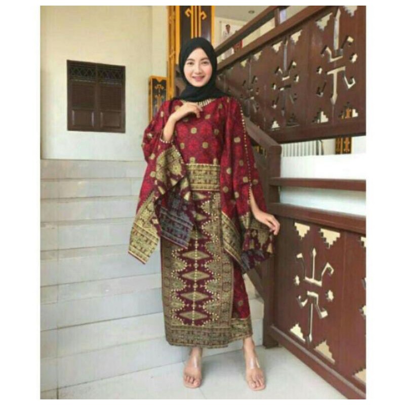 Baju songket Palembang, baju couple kondangan