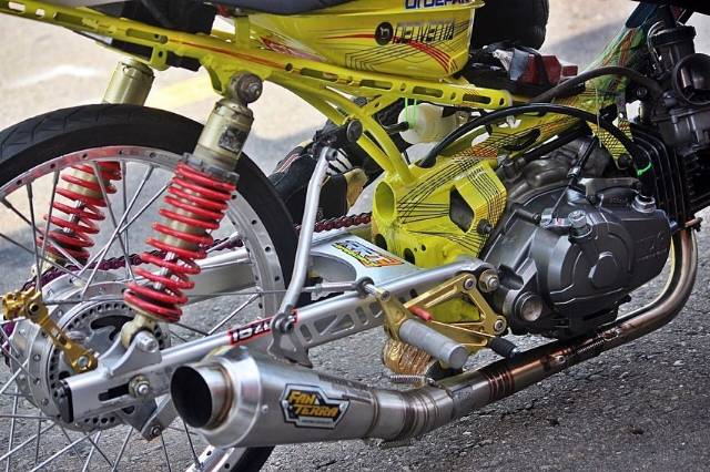 KNALPOT BEBEK 200CC SLEEP ENGINE FANTERRA FT PRO 2