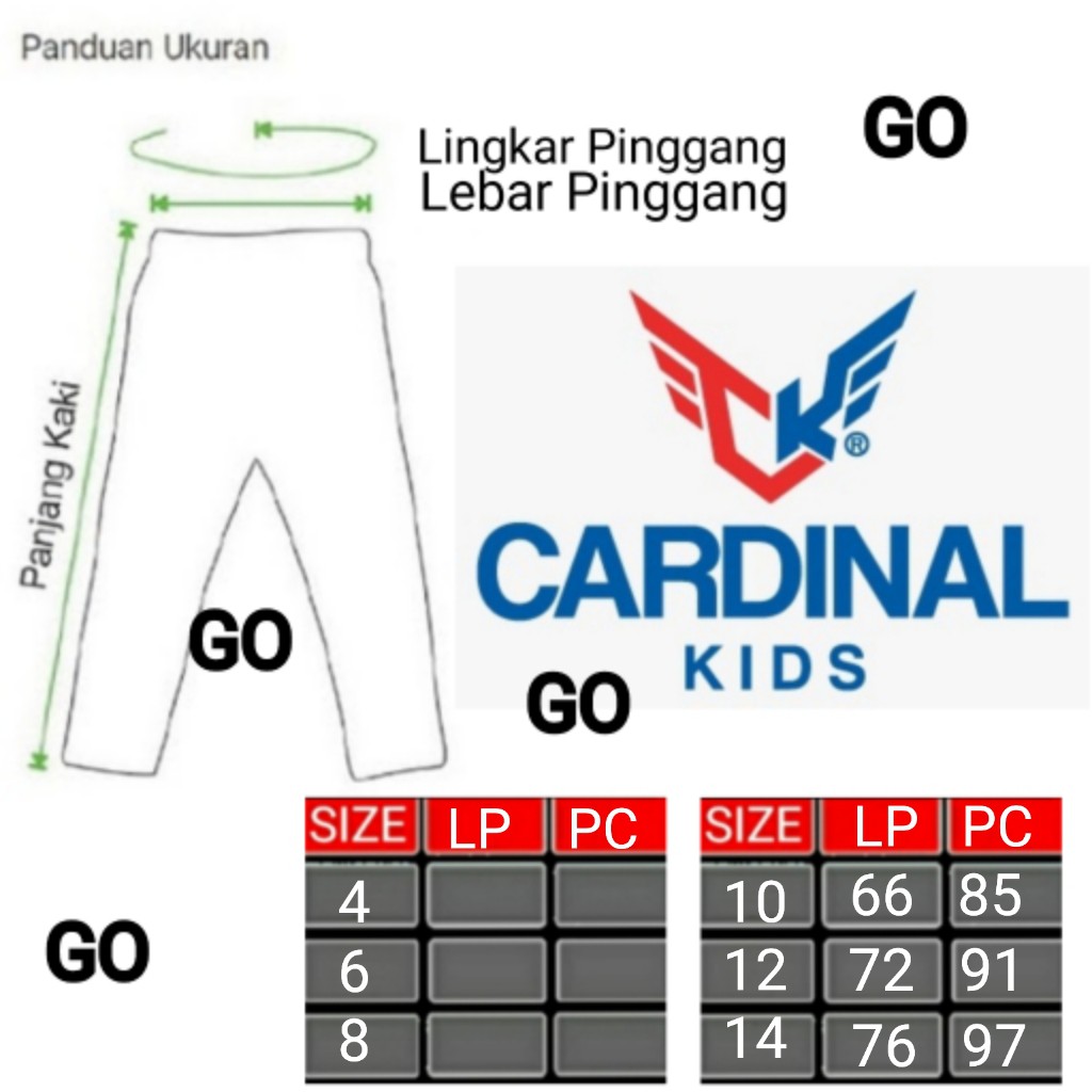 gos TBCBRJ CARDINAL KIDS Celana Jeans Levis Anak Bawahan Anak Laki Laki Panjang