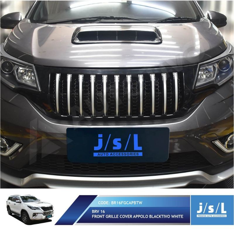 grill depan brv Appolo list biru kuning chrome merah putih hitam dop