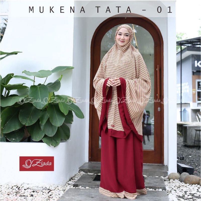MUKENA TATA BY ZIADA SYARI MUKENA SALUR DEWASA DISKON CUCI GUDANG  MUKENAH FORTALEZA MUKENAH MOTIF