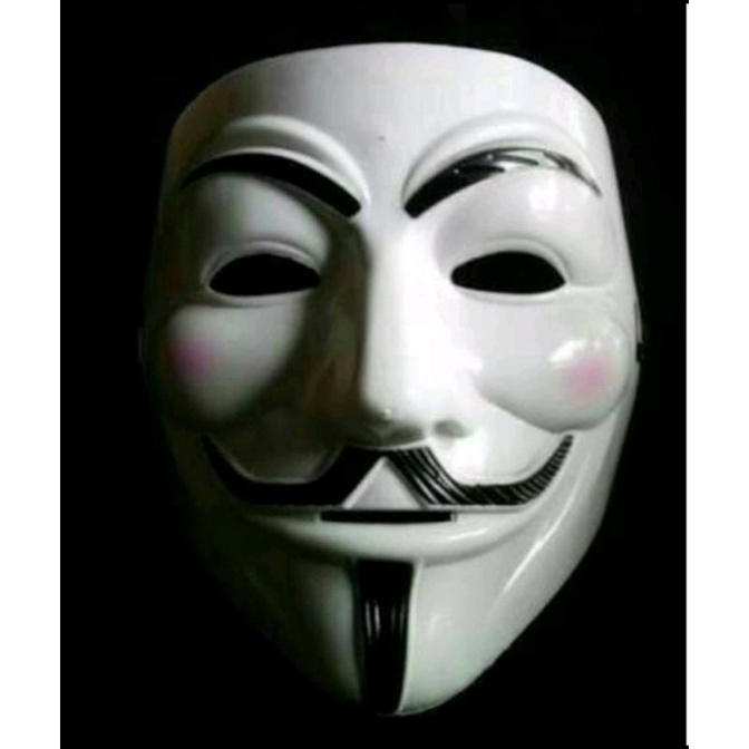 Topeng vandetta,Topeng Hacker,Topeng anonymus,Mainan anak,Topeng pesta,Topeng sulap