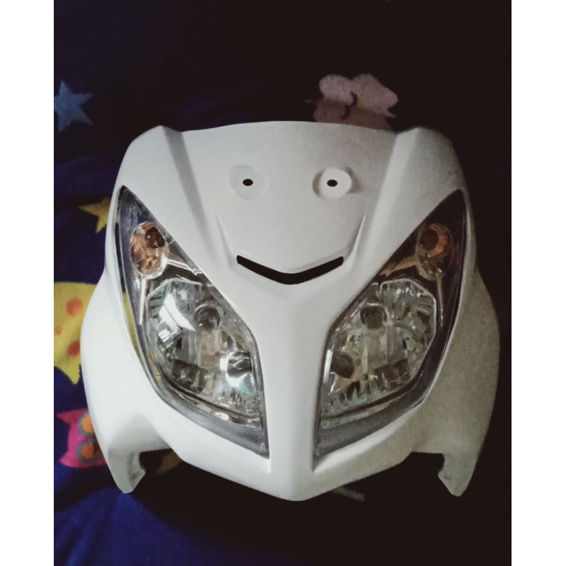 Tameng depan beat pop custome mata 2 ref nouvo Z