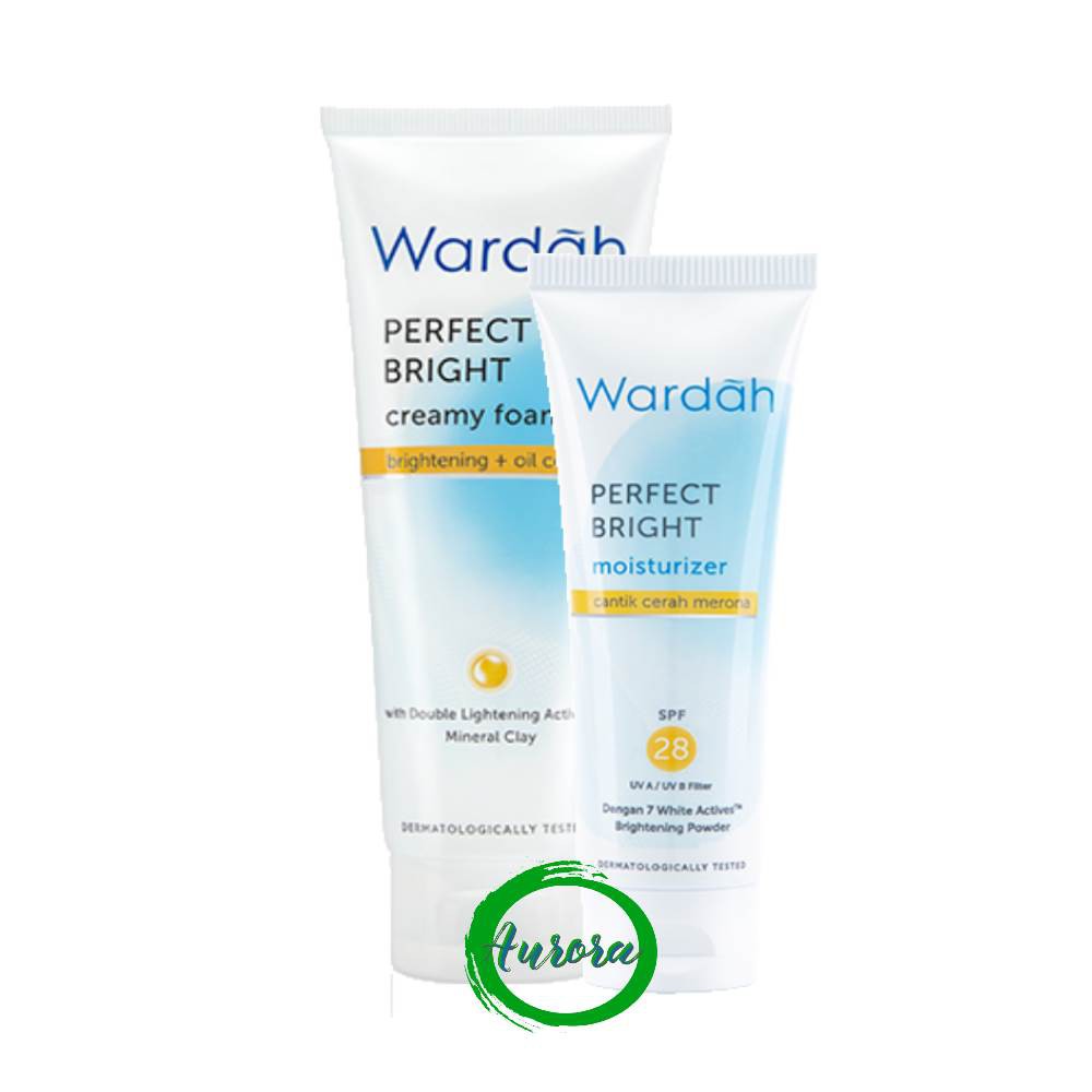 Wardah Perfect Bright Paket Pembersih Pelembab Untuk Kulit Berminyak 2pcs Shopee Indonesia