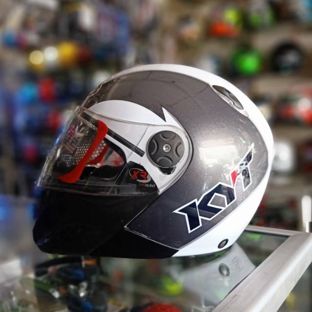 

Kyt X-Rocket white gun metal