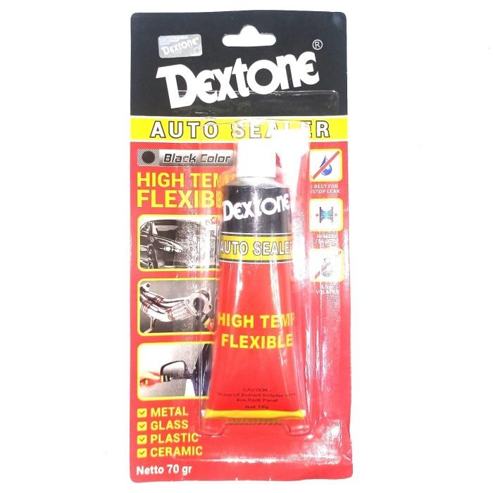Perekat Lem Sealant / Lem Automotif Dextone Auto Sealer 70 Gr Warna Hitam