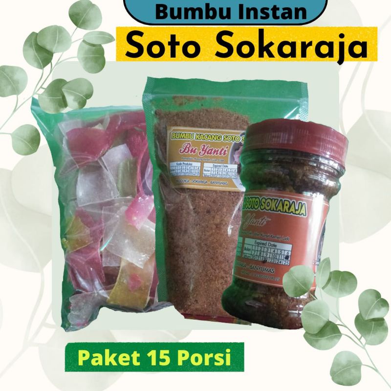 Bumbu Soto Instan Soto Sokaraja 15 Porsi 450gr Soto Khas Sokaraja Banyumas
