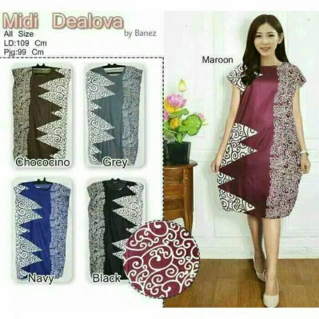 TERLARIS Daster midi dealova