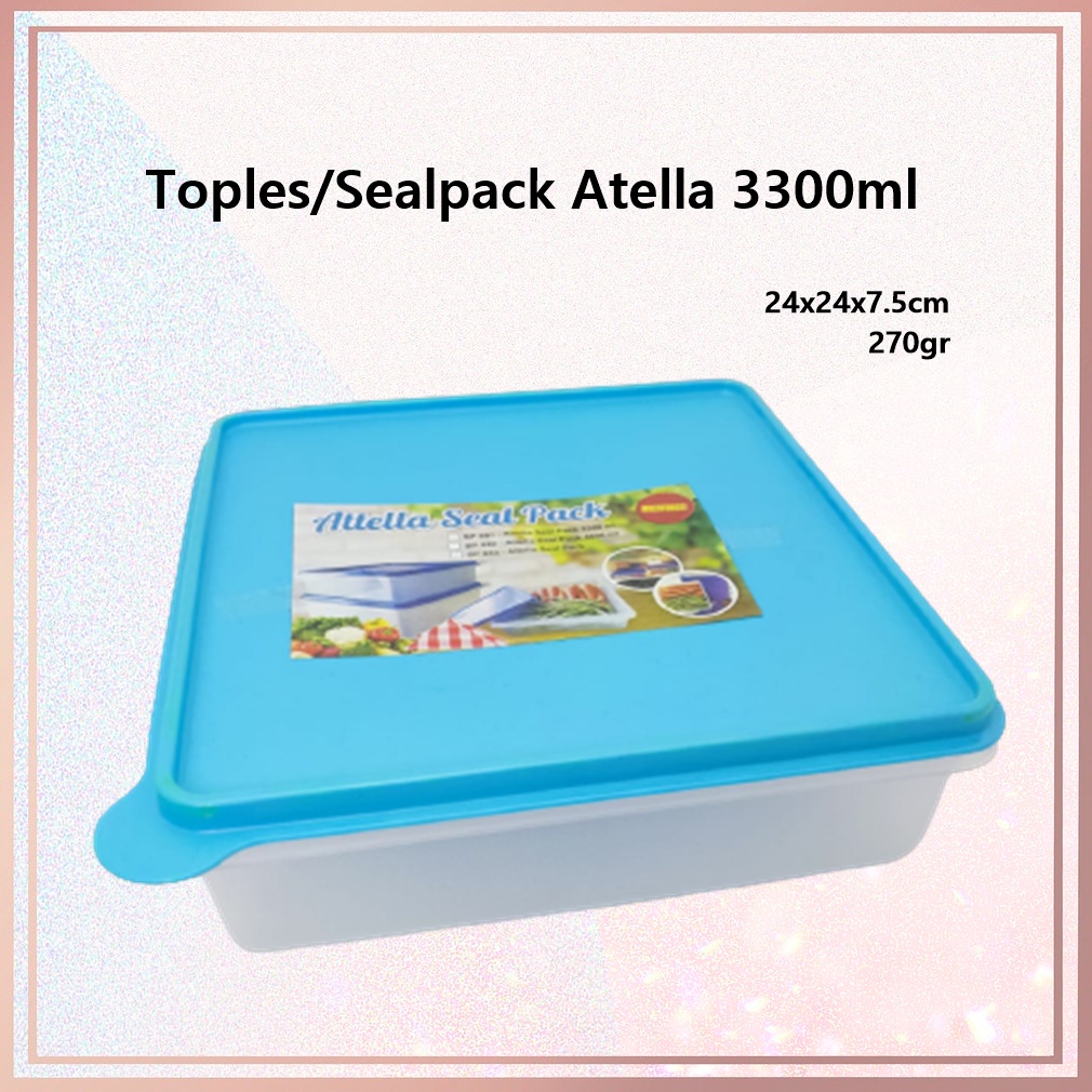 Toples Penyimpanan/Sealpack Atella 3300ml