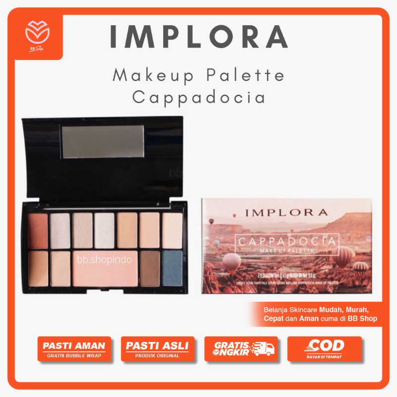 IMPLORA Cappadocia Make Up Palette✨Eyeshadow + Blush On Implora