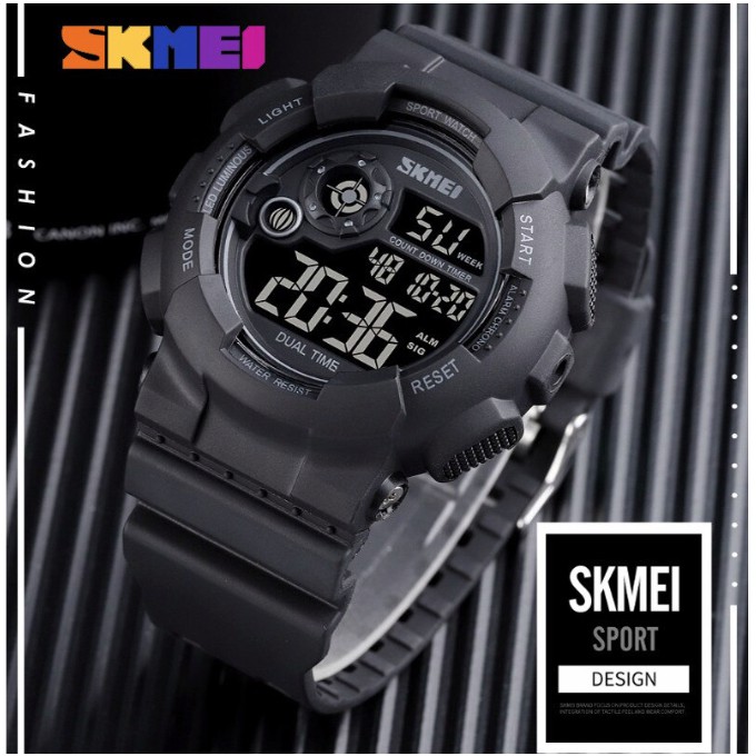 Jam Tangan Pria / SKMEI DG 1583 ABS / Jam Tangan Digital LED Original / SKMEI