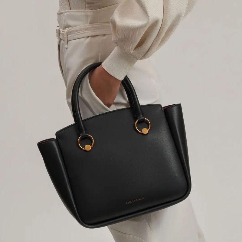 3.3 SALE | CK Ring Detail Large Hobo Bag