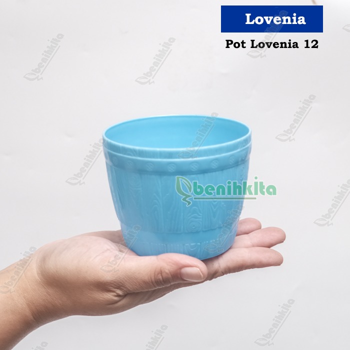 Pot Tanaman-Bunga 10cm Motif Gentong No.12 (Lovenia)