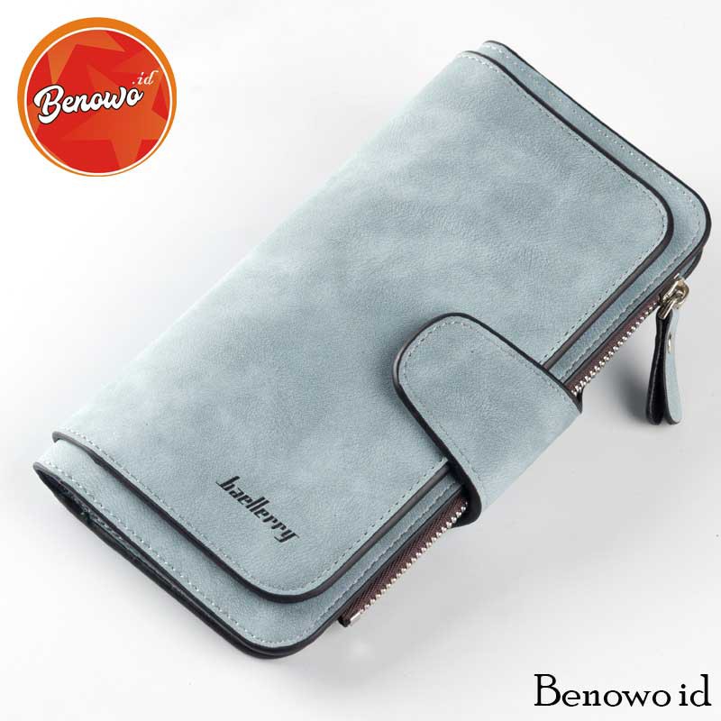 Dompet Wanita Lipat Panjang Baellerry Terbaru - DW07-Abu Abu Muda