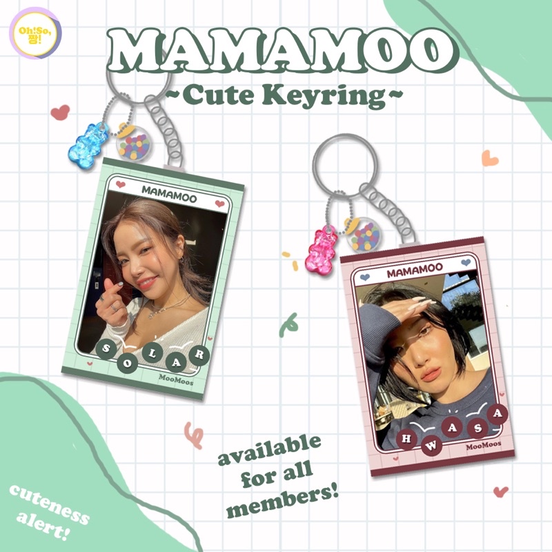 MAMAMOO KEYRING VOL.2 KEYCHAIN GANTUNGAN KUNCI MOOMOO