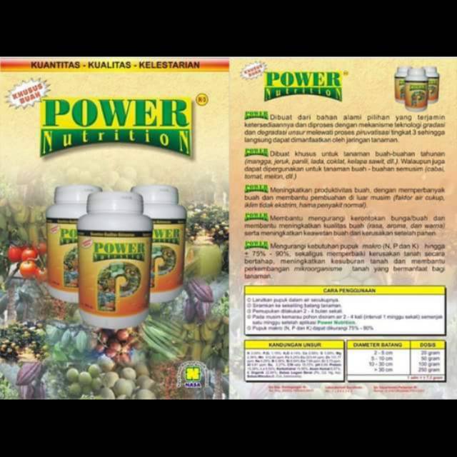 Power Nutrition Nasa