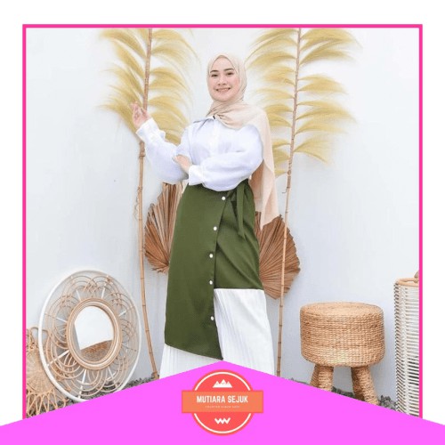 Rok Flare Tutu Skirt Polos Wanita Terbaru Uniqlo Skirt Termurah