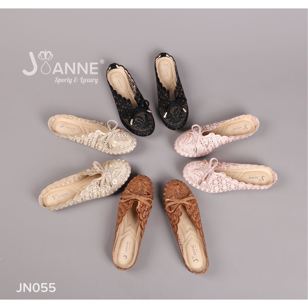 JOANNE Mules Loafers Shoes Pita #JN055 ORIGINAL (RESTOCK)