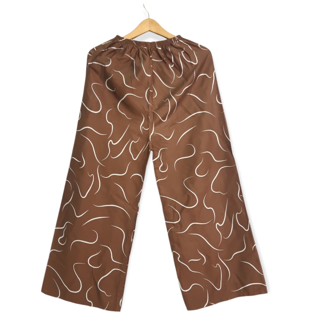 Celana Tidur Panjang Wanita Katun Rayon Motif Tie Dye