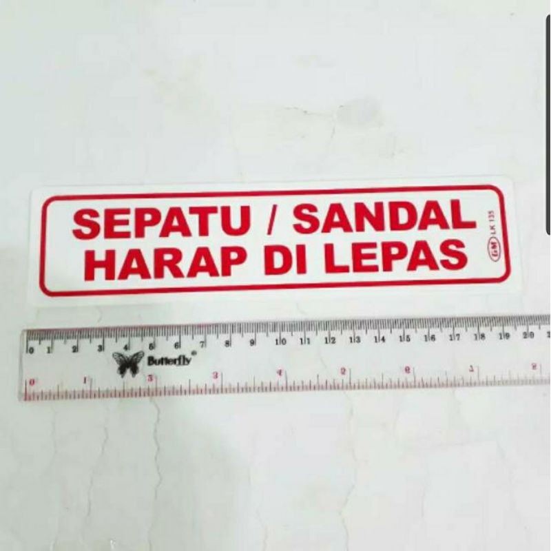 

STIKER VINYL SEPATU / SANDAL HARAP LEPAS