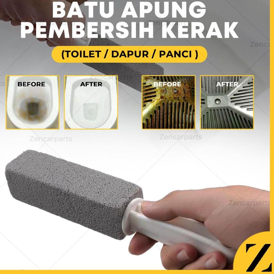 ♝ Batu Apung Pembersih Toilet Ring X Alat Gosok Sikat Lanati Keramik Wc