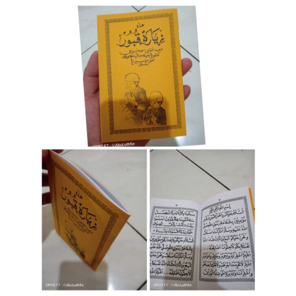 

buku doa"/ tata cara ziarah kubur ukuran saku