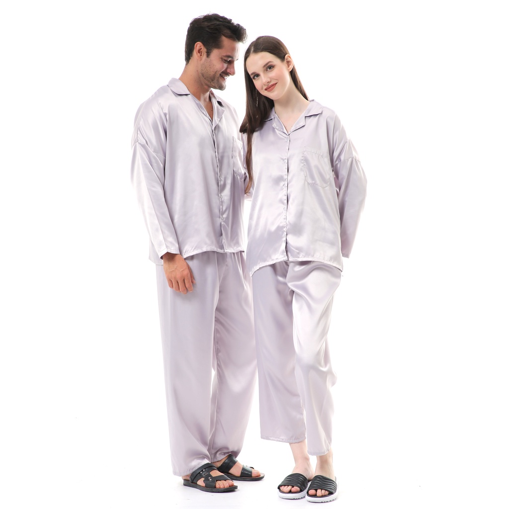 Zavyn One Set Setelan Piyama Couple Sateen PP 2.0