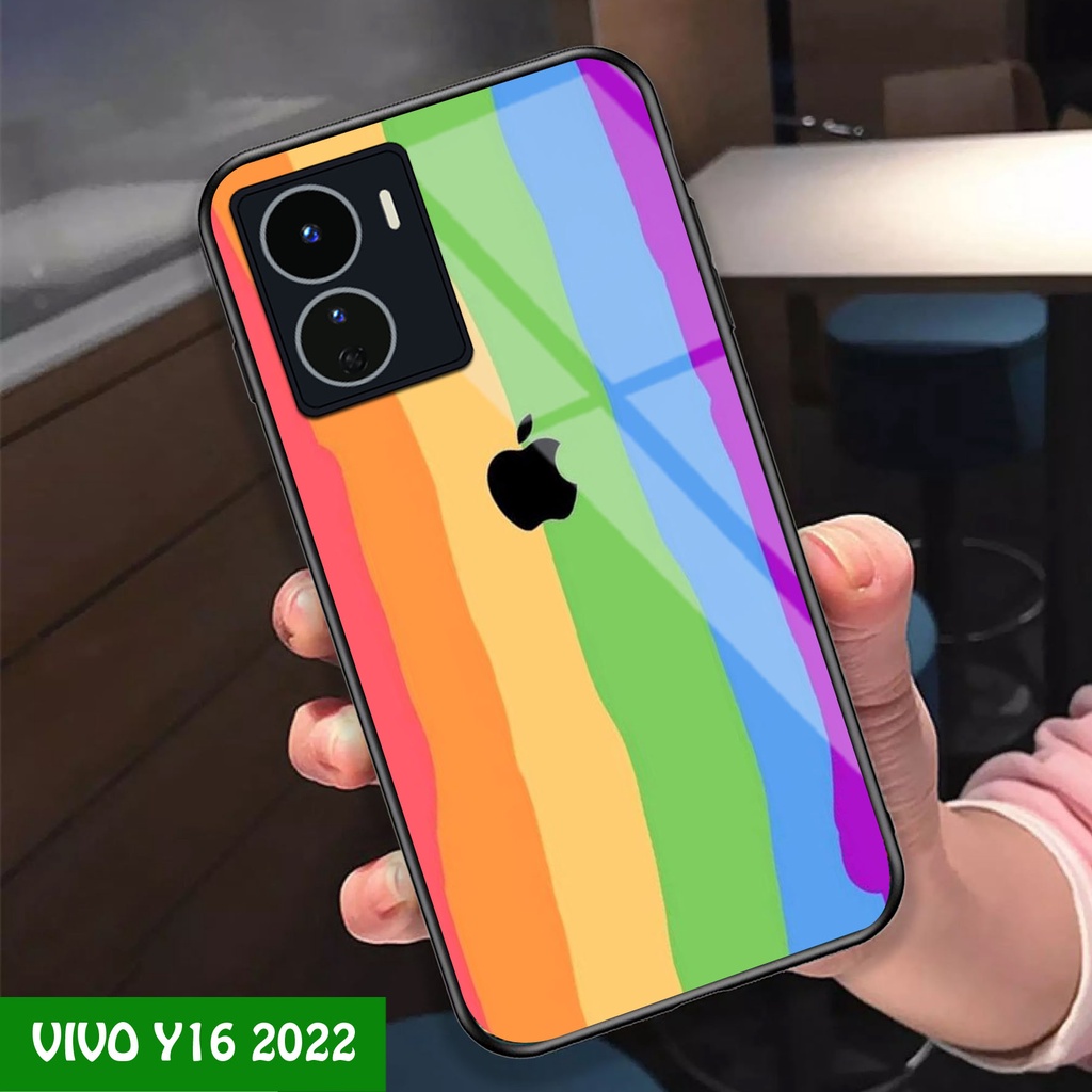 Softcase Glass Vivo Y16 - Case Vivo Y16 - Case Lucu - case Vivo Y16 - kesing Vivo Y16 - softcase Viv