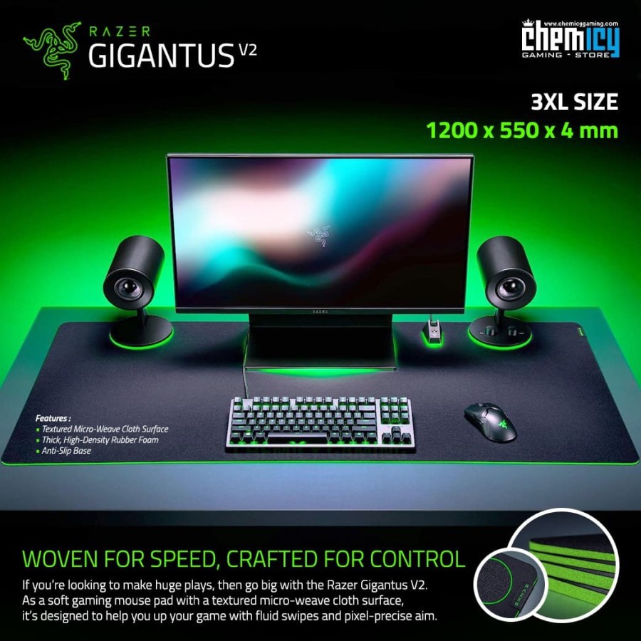 Razer Gigantus V2 3XL Softh Cloth Gaming Mousepad