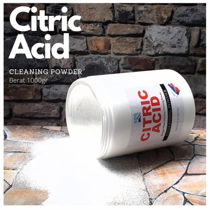 CITRIC ACID FOOD GRADE/ASAM SITRAT /PEMBERSIH KERAK PLAT KANGEN WATER KUALITAS NOMOR 1